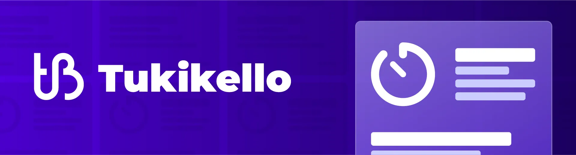 Kosmeettinen grafiikka: TopicalBasen logo, Tukikello-teksti ja asiakirjan kuvituskuva
